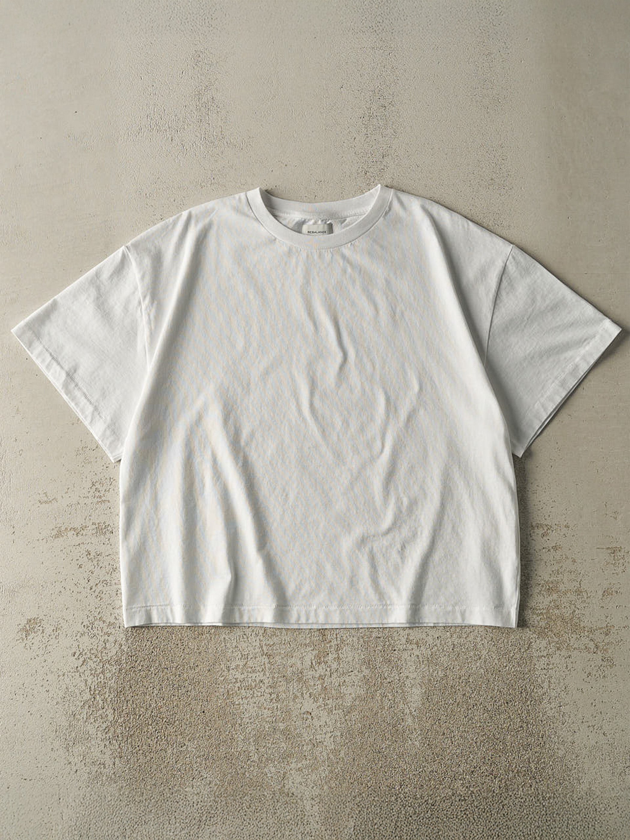 Everyday Boxy Tee – White
