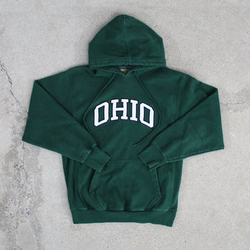 Vintage Green Ohio Spell Out Hoodie | Rebalance Vintage.