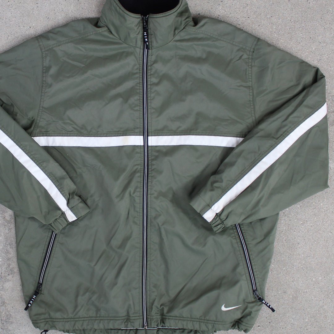 Vintage Moss Green Nike Insulated Jacket | Rebalance Vintage.