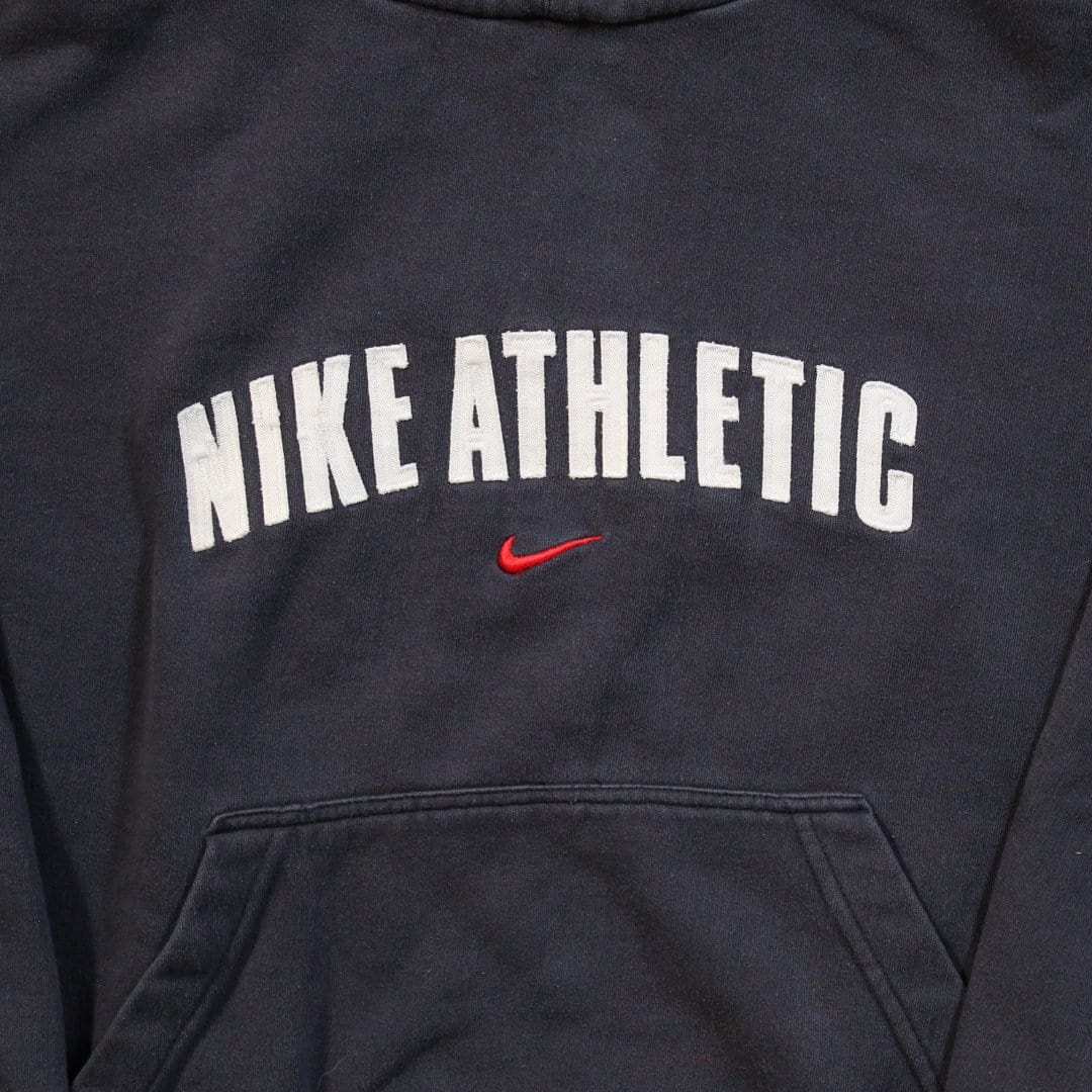 Vintage 00s Nike Athletic Center check Hoodie | Rebalance Vintage.