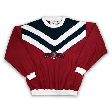 Vintage 80s Red Expressions Crewneck (S/M) | Rebalance Vintage.