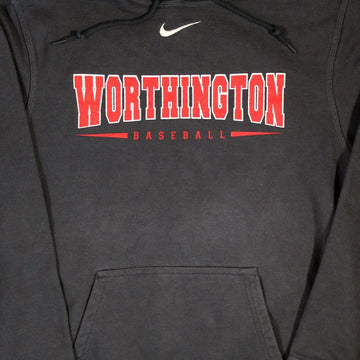 Vintage Nike Worthington Basketball Center Check Hoodie | Rebalance Vintage.