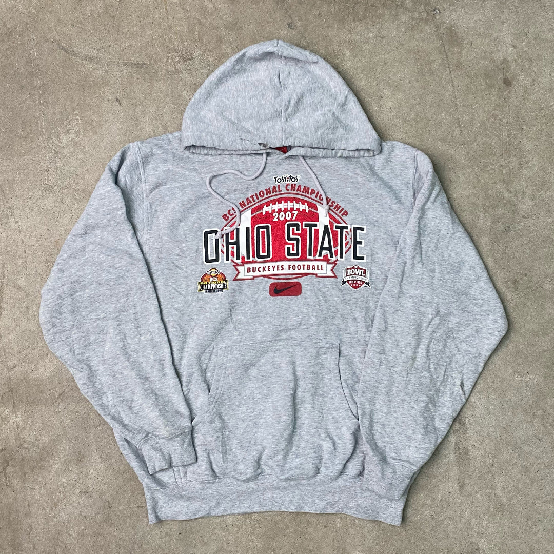 Vintage ‘07 Nike x Ohio State National Championship Hoodie | Rebalance Vintage.