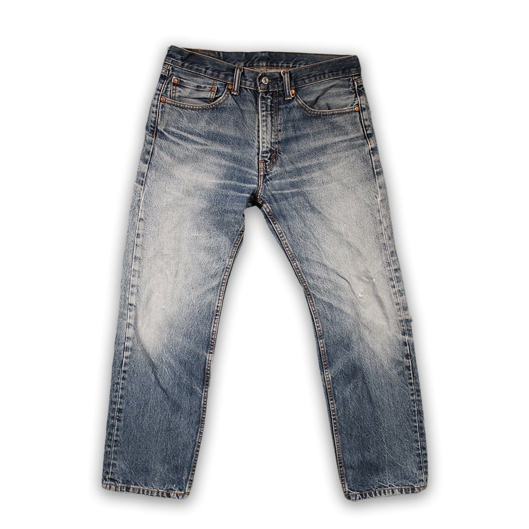 Vintage Dark Blue Levi 505 Jeans (34 x 29) | Rebalance Vintage.
