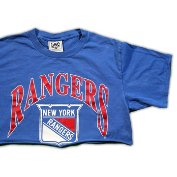 Vintage NY Rangers Cropped Tee (M/L) | Rebalance Vintage.