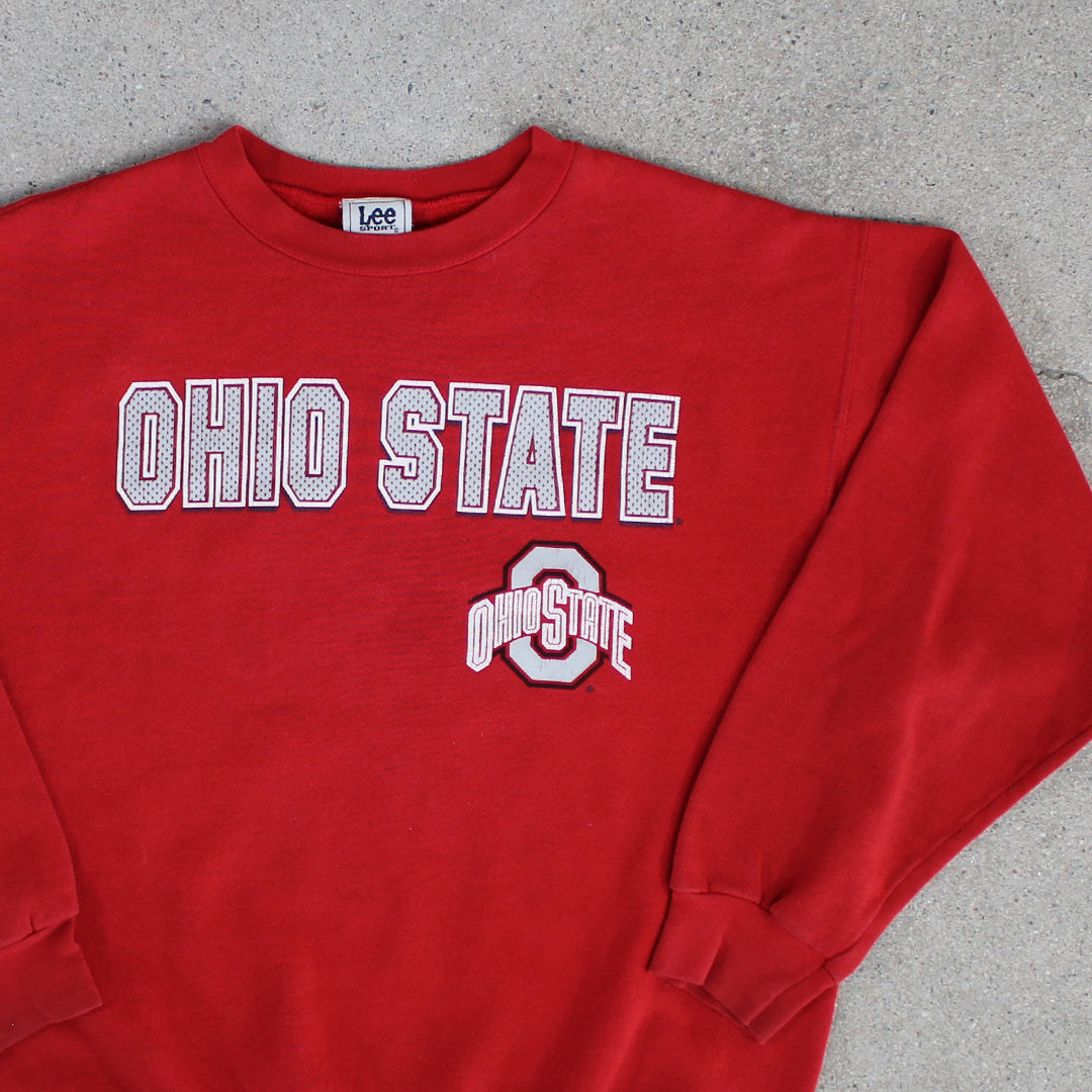 Vintage Red Ohio State x Lee Sports Crewneck | Rebalance Vintage.