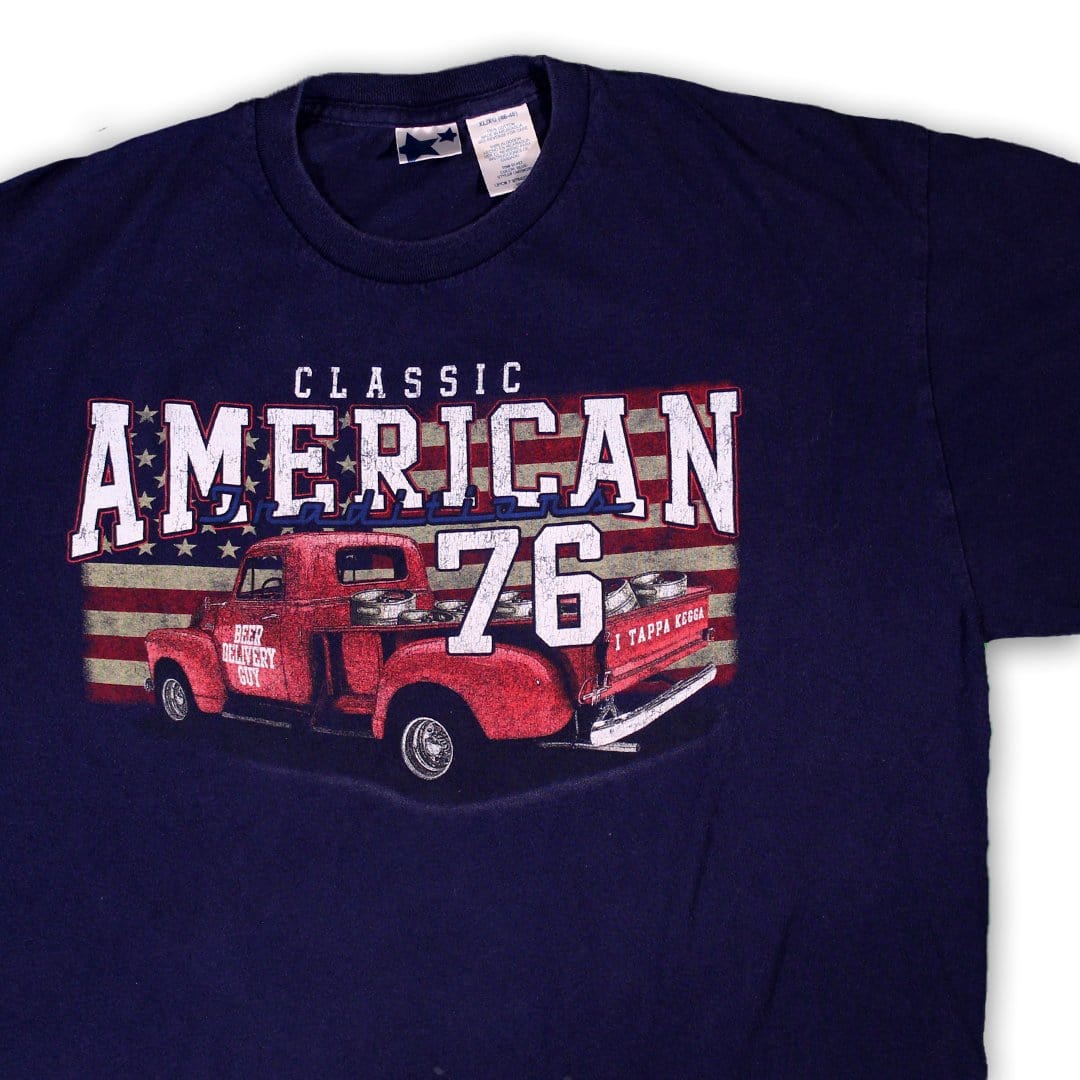 Vintage Classic American Beer Delivery Guy Tee | Rebalance Vintage.