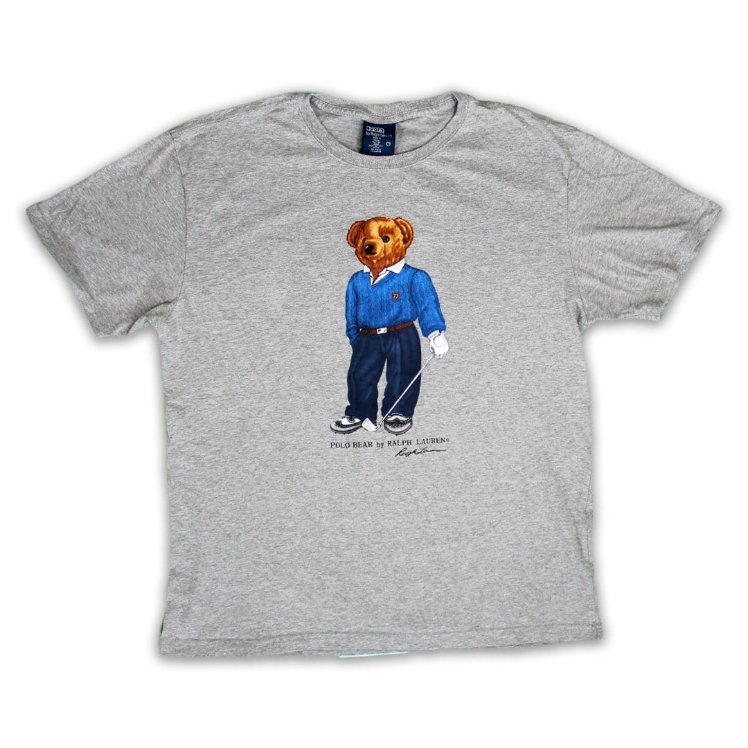 Grey Ralph Lauren Polo Bear | Rebalance Vintage.