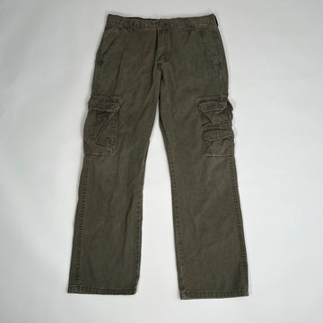 Vintage Military Wrangler Green Cargo Pants (32 x 30) | Rebalance Vintage.