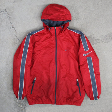Vintage 00s Red + Grey Nike Insulated Jacket | Rebalance Vintage.
