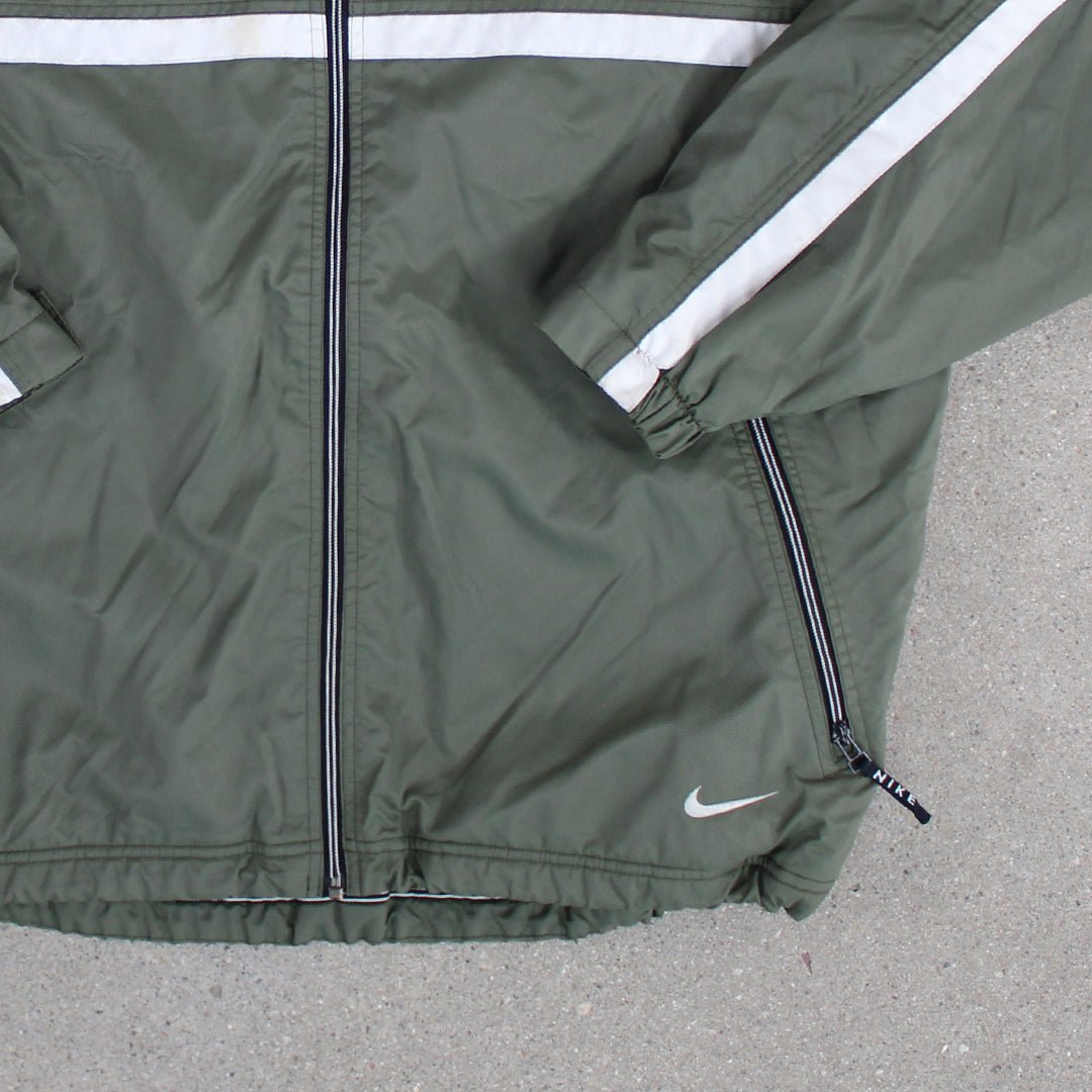 Vintage Moss Green Nike Insulated Jacket | Rebalance Vintage.