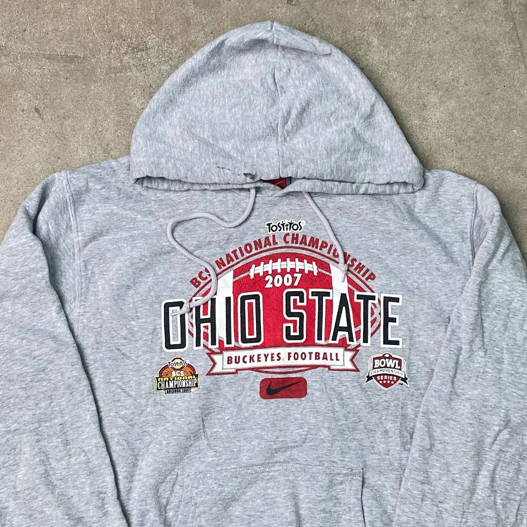 Vintage ‘07 Nike x Ohio State National Championship Hoodie | Rebalance Vintage.