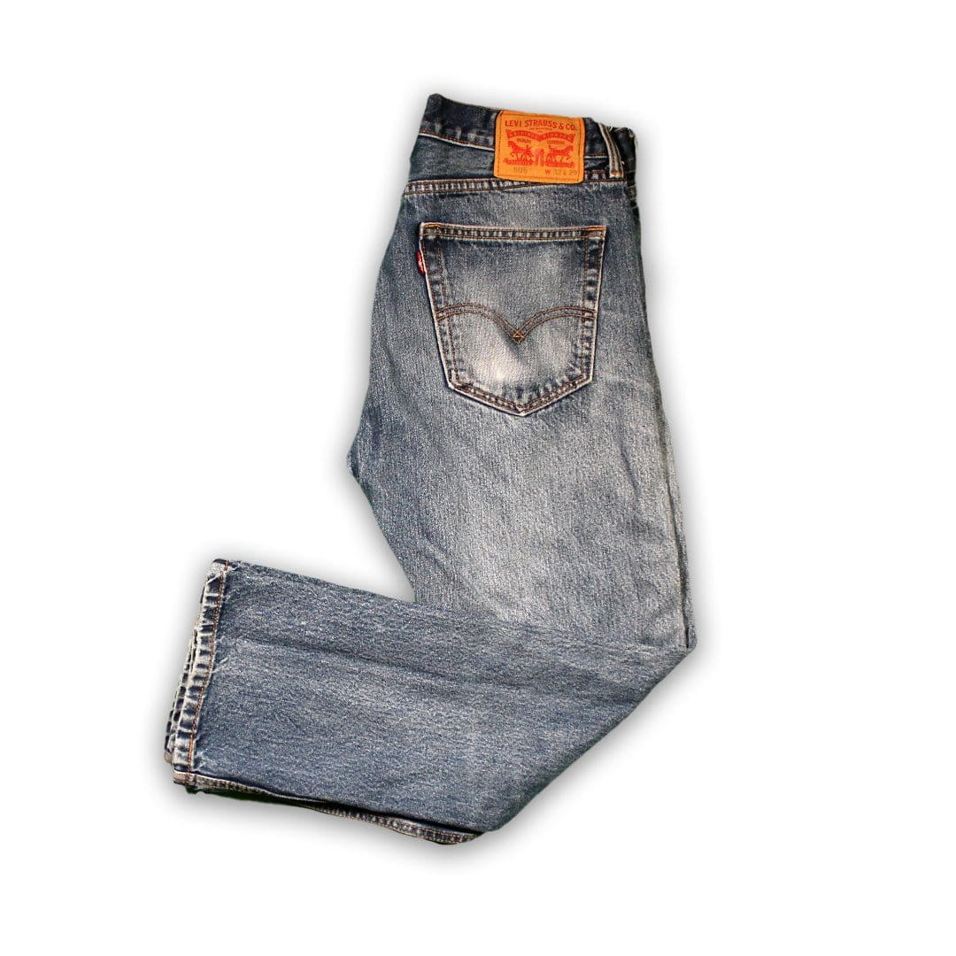 Vintage Dark Blue Levi 505 Jeans (34 x 29) – Rebalance Vintage