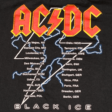 ACDC '10 Black Ice World Tour Tee | Rebalance Vintage.