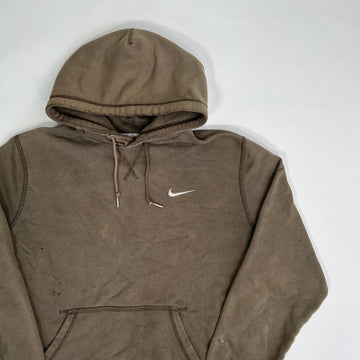 Vintage Olive Nike Check Hoodie | Rebalance Vintage.