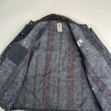 Vintage Navy Carhartt Button Jacket | Rebalance Vintage.