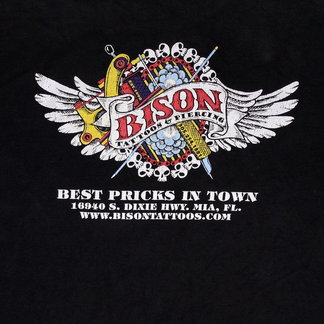 Vintage Bison Tattoo + Piercings Miami Tee (XL) | Rebalance Vintage.