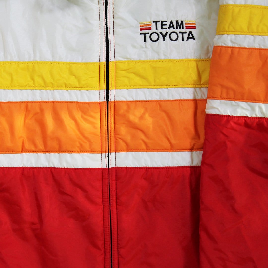 Vintage Team Toyota Racing Insulated Bomber Jacket | Rebalance Vintage.