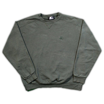 Vintage Moss Green Starter Crewneck | Rebalance Vintage.
