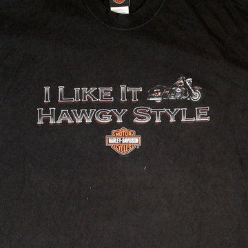 Vintage Harley Davidson ‘I like it hawgy style’ Columbus, OH Tee | Rebalance Vintage.