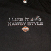 Vintage Harley Davidson ‘I like it hawgy style’ Columbus, OH Tee