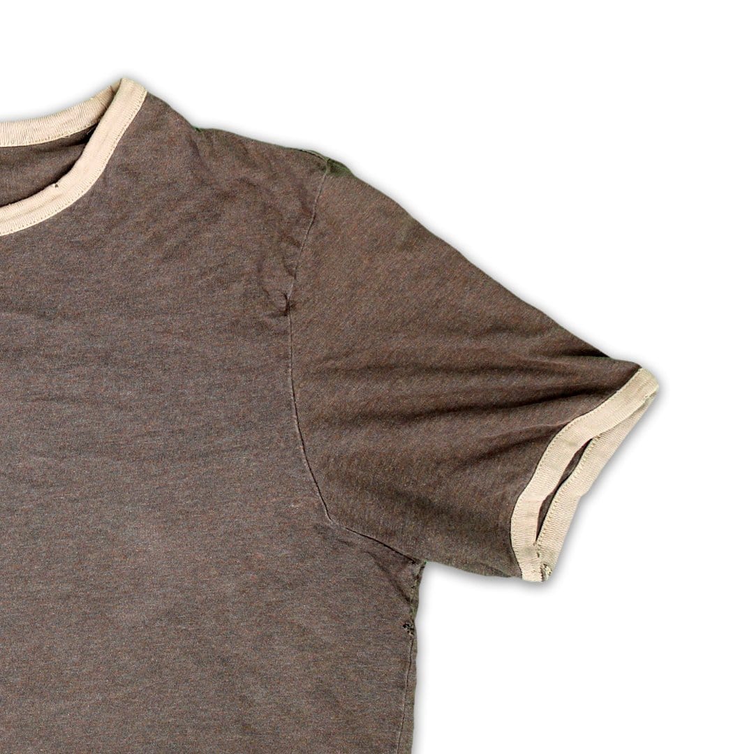Vintage Brown Ringer Tees (M) | Rebalance Vintage.