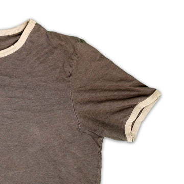 Vintage Brown Ringer Tees (M) | Rebalance Vintage.