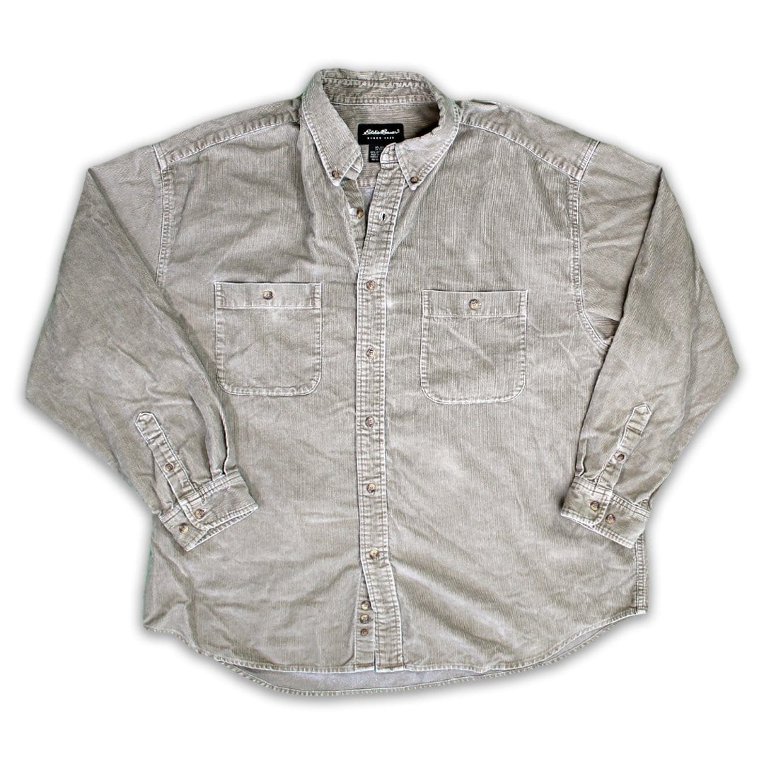 Vintage Eddie Bauer Corduroy Button Up (XXL) | Rebalance Vintage.