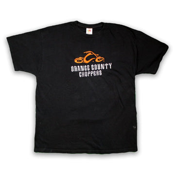 Vintage Black Orange County Choppers Embroidered Tee (L) | Rebalance Vintage.