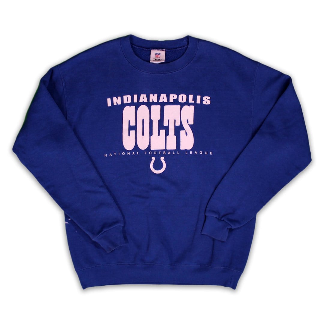 Vintage Blue Indianapolis Colts NFL Crewneck (M) | Rebalance Vintage.