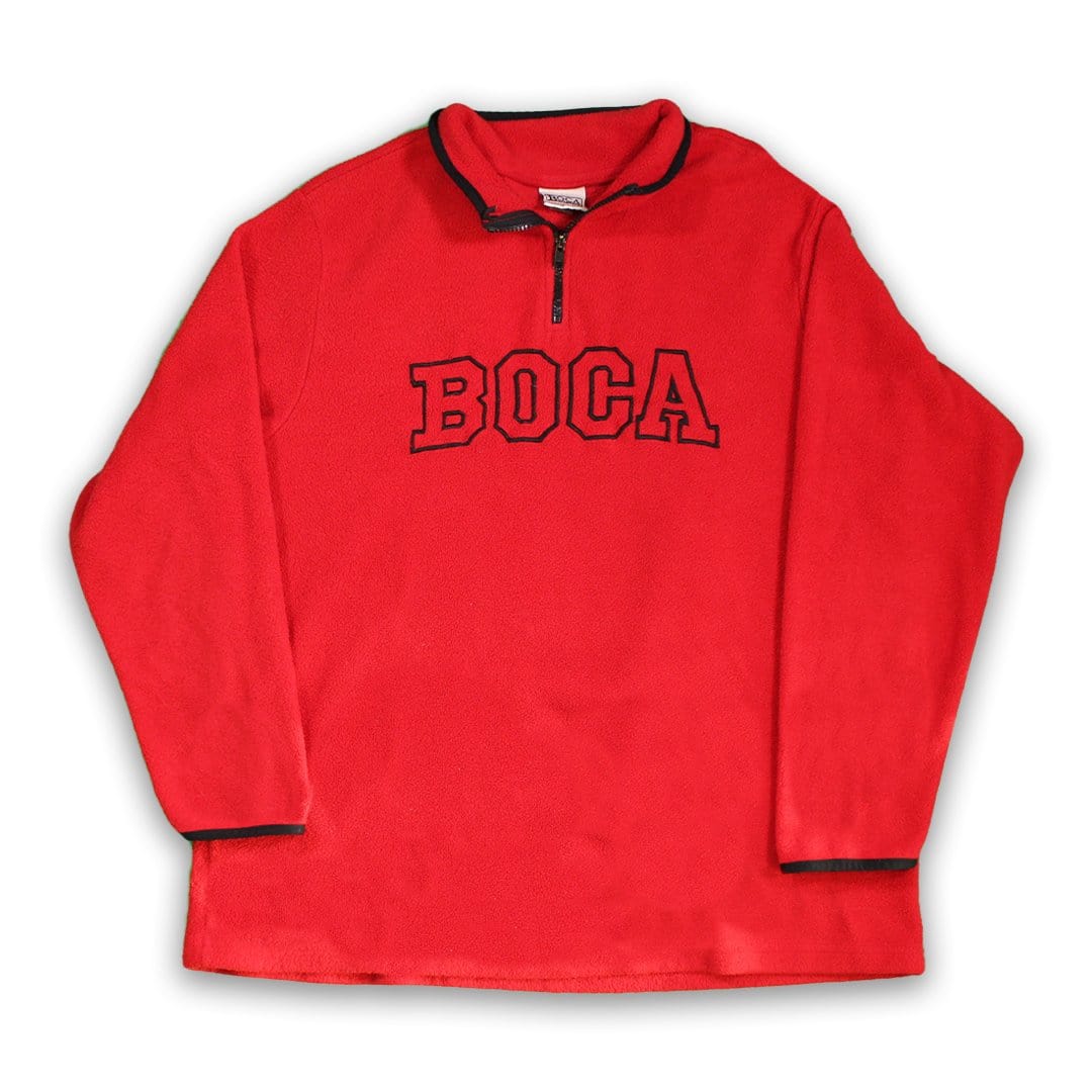 Vintage 90s BOCA Fleece 1/4 Zip (M/L) | Rebalance Vintage.
