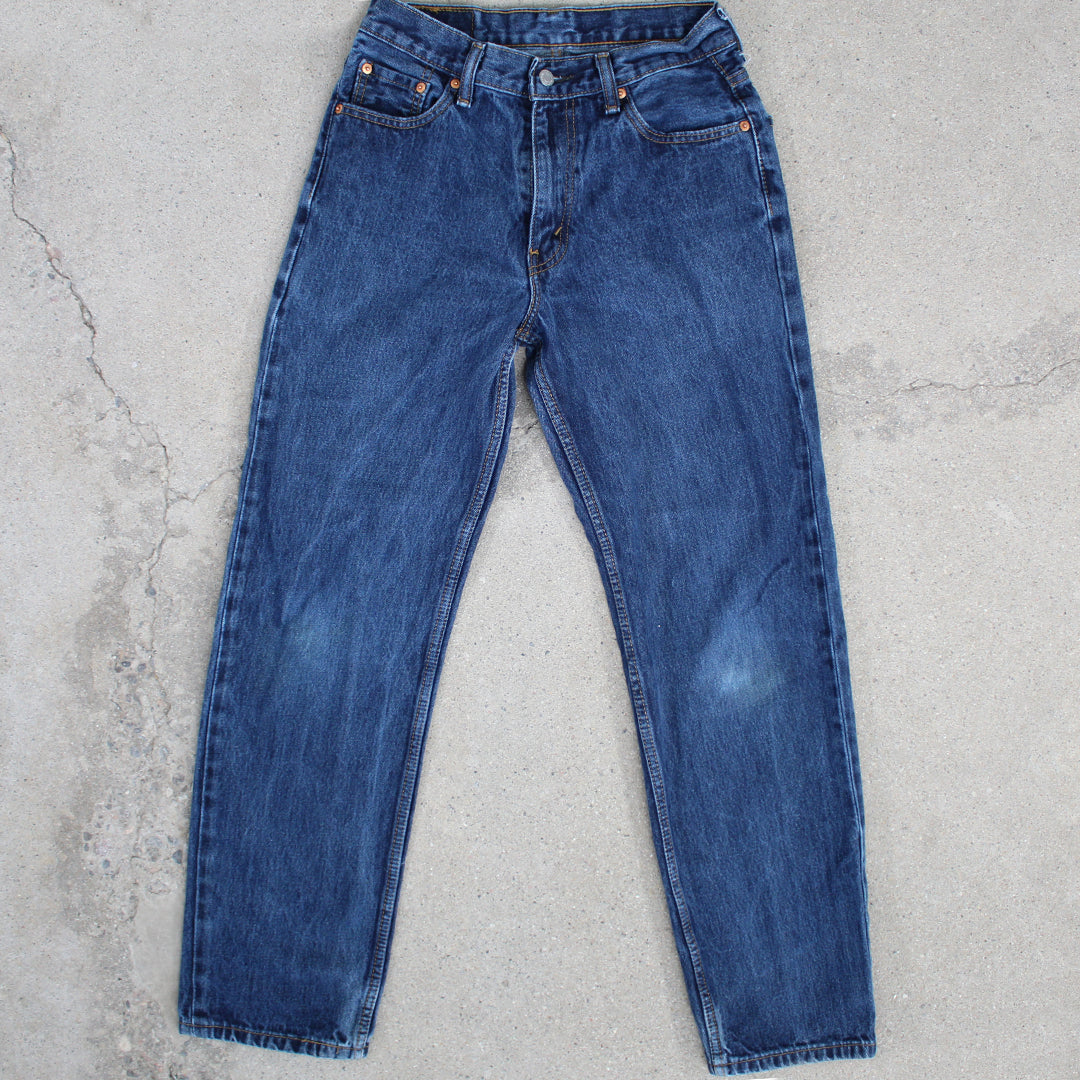 Vintage Dark Blue 550 Levi Jeans (30 x 32) | Rebalance Vintage.