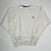 Vintage White Tommy Hilfiger Knit Sweater (L)