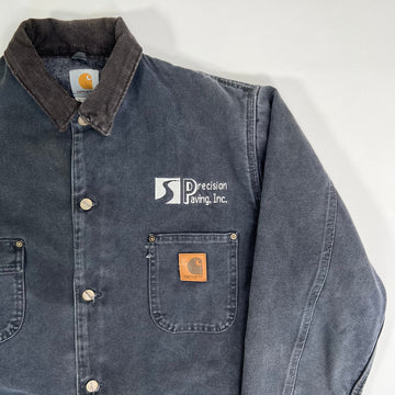 Vintage Navy Carhartt Button Jacket | Rebalance Vintage.