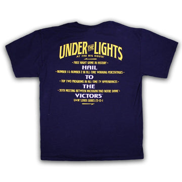 Vintage Adidas Under the Lights Michigan v. Notre Dame Tee | Rebalance Vintage.