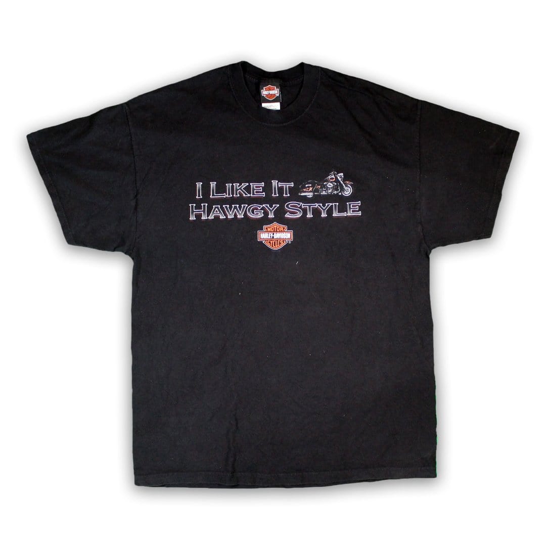 Vintage Harley Davidson ‘I like it hawgy style’ Columbus, OH Tee | Rebalance Vintage.