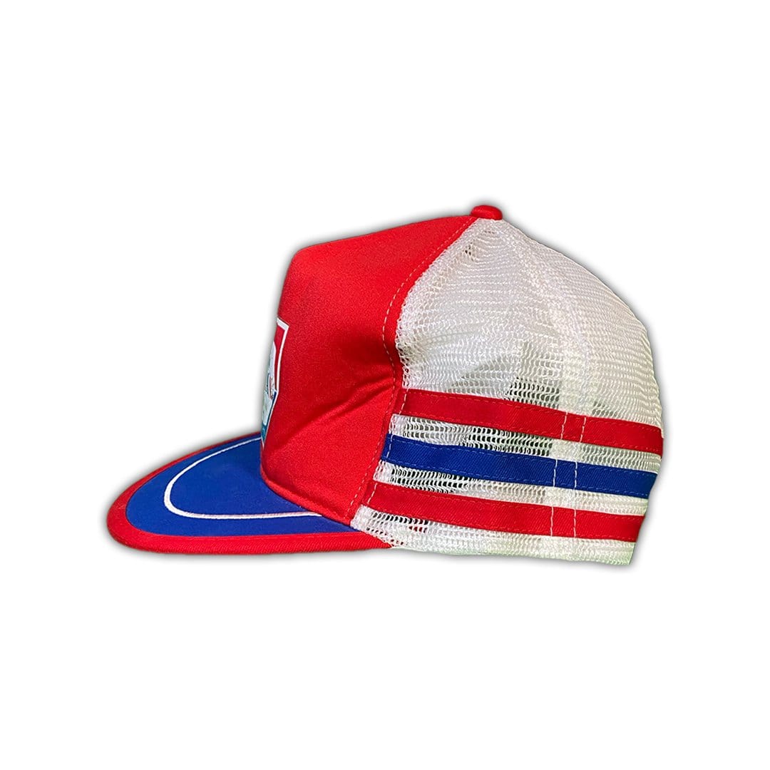 Vintage Molson Canadian Red + Blue Trucker Hat | Rebalance Vintage.