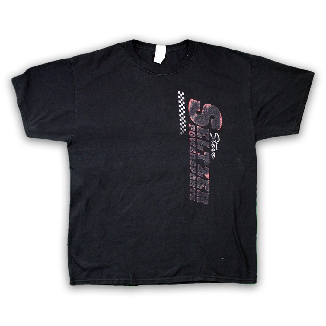 Vintage Steve Seltzer Power Sports Racing Tee (M/L) | Rebalance Vintage.