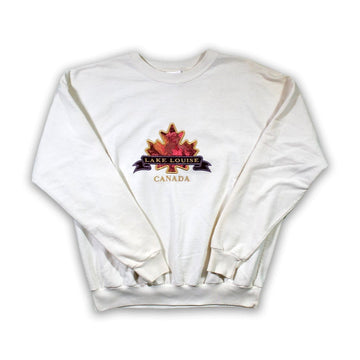 Vintage 80s Lake Louise Autumn Leaf Crewneck (L/XL) | Rebalance Vintage.