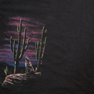 VIntage 90s Desert Wolf Howling Tee | Rebalance Vintage.