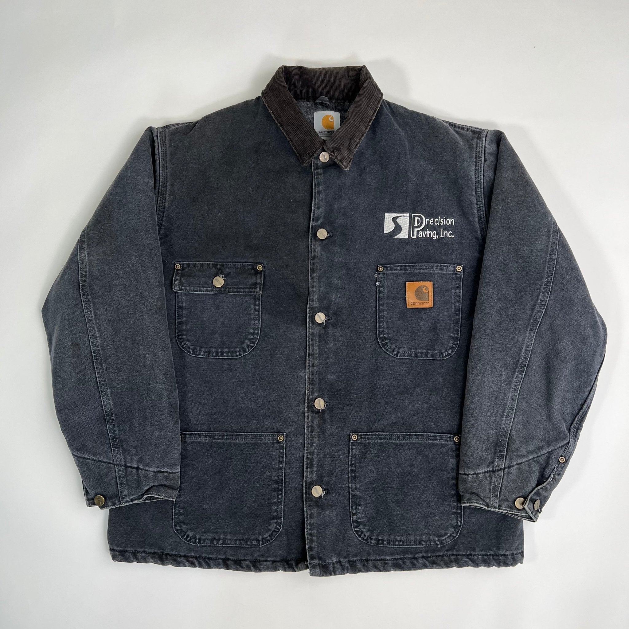 Vintage Navy Carhartt Button Jacket | Rebalance Vintage.