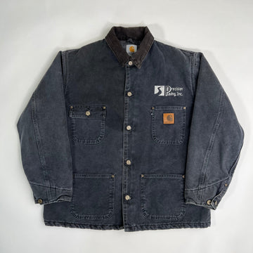 Vintage Navy Carhartt Button Jacket | Rebalance Vintage.