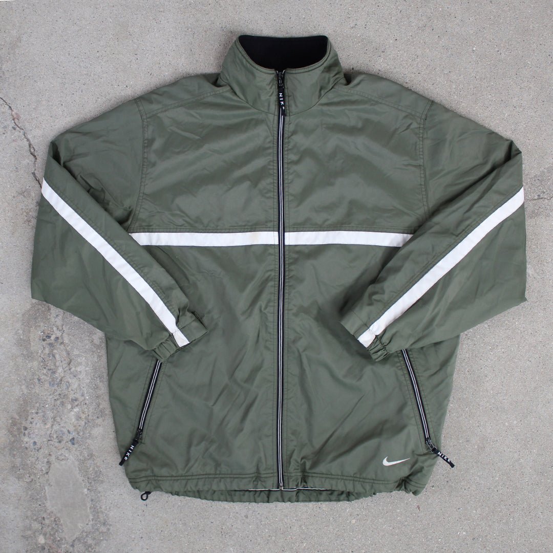 Vintage Moss Green Nike Insulated Jacket | Rebalance Vintage.