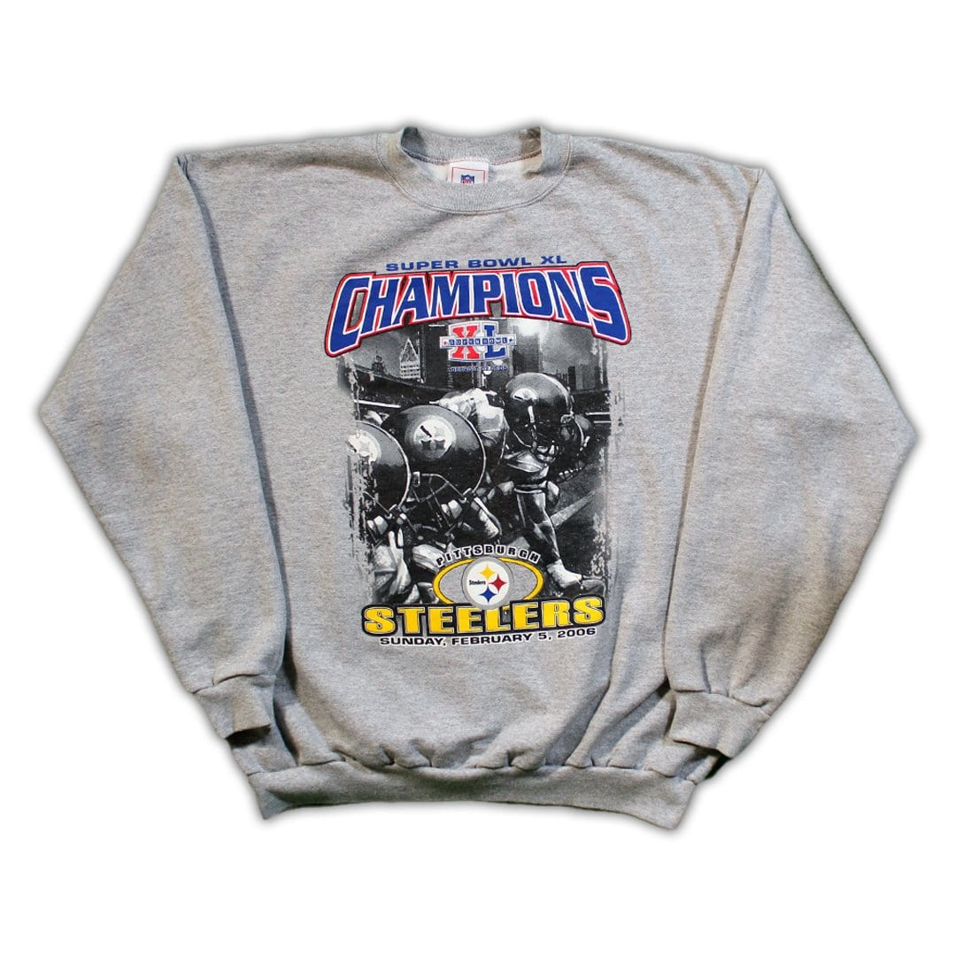 Vintage ‘06 Super Bowl XL Steelers Champions Crewneck | Rebalance Vintage.