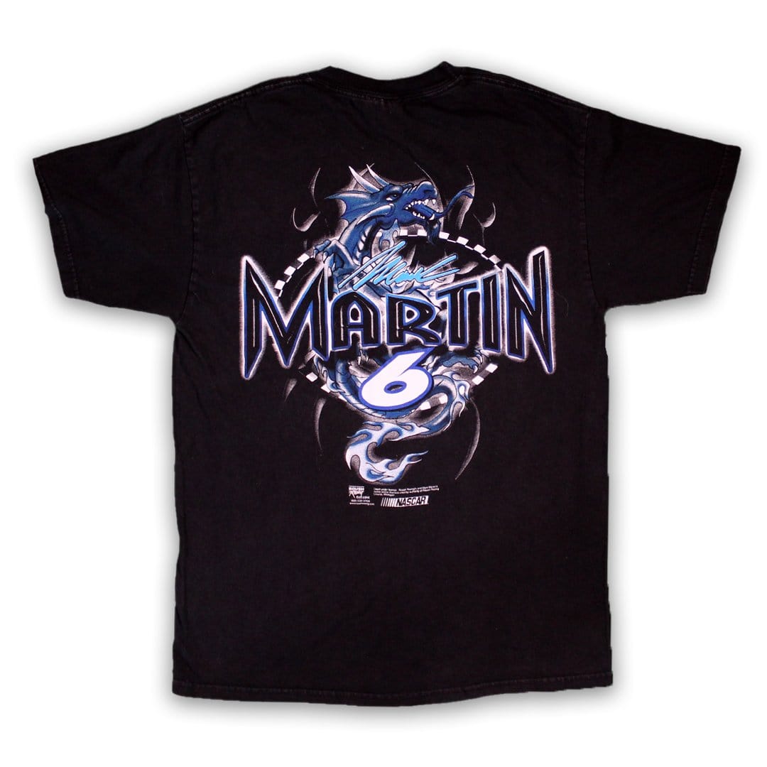 Vintage NASCAR Martin 6 Dragon Racing Tee (S) | Rebalance Vintage.