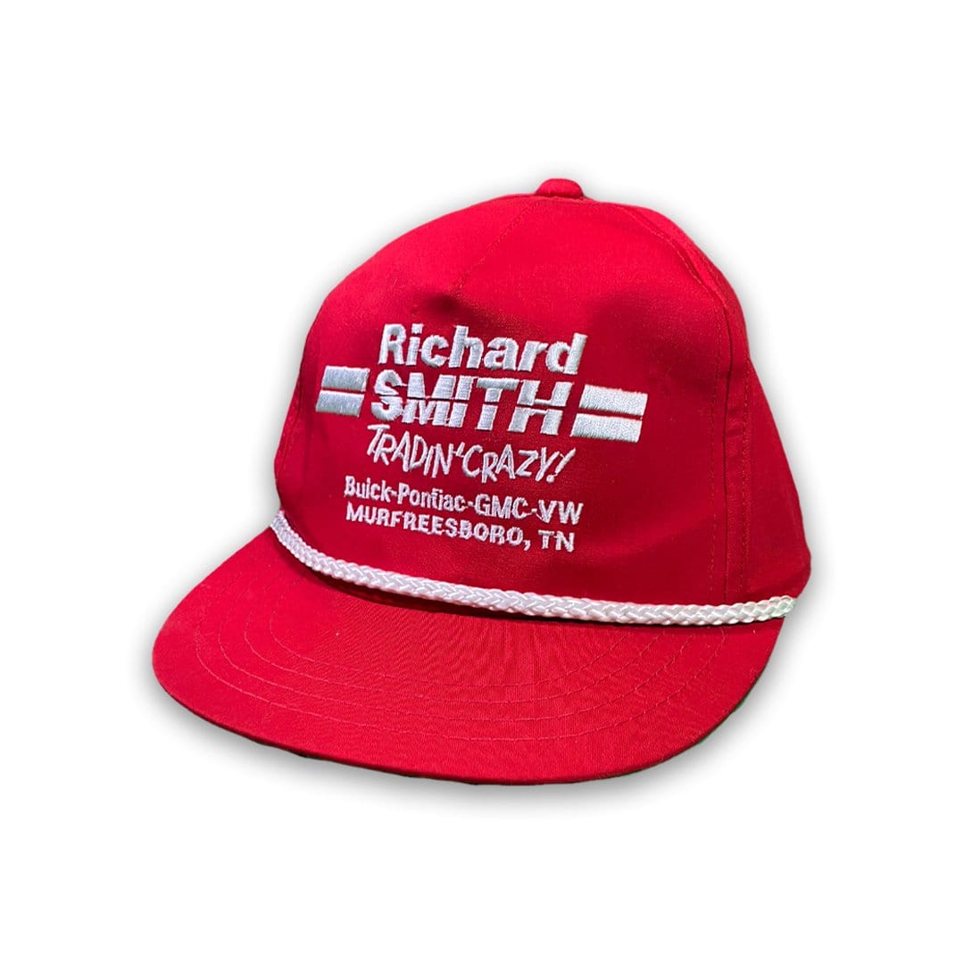 Vintage 80s Richard Smith Trading Crazy Trucker Hat | Rebalance Vintage.