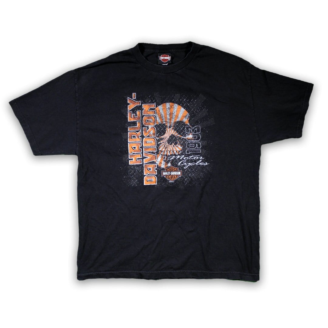 Vintage Detroit Harley Davidson ‘1903’ Skull Tee (XL) | Rebalance Vintage.