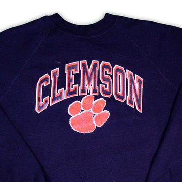 Vintage 90s Clemson University x Champion Crewneck (XL) | Rebalance Vintage.