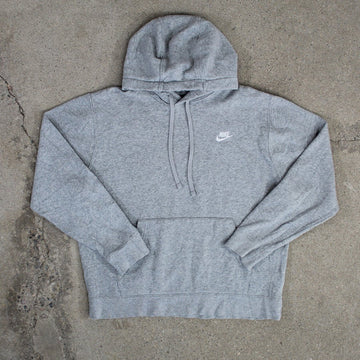 Vintage Light Grey Nike Essentials Hoodie | Rebalance Vintage.