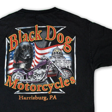 Vintage Easy Rider Black Dog Motorcycles Tee (M/L) | Rebalance Vintage.
